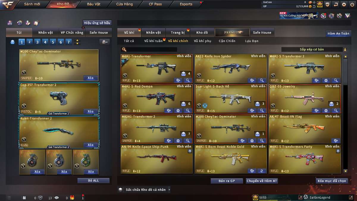 shop acc cf uy tin gia re